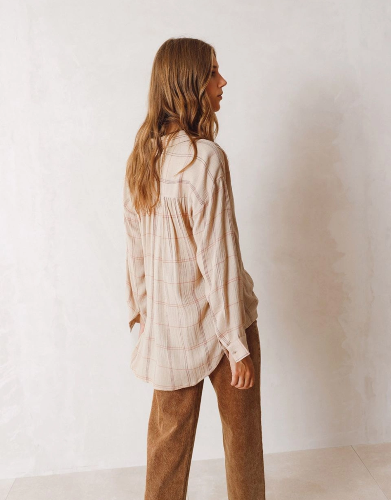 Indi and Cold Jonah Flowy Checkered Shirt (FINAL SALE)