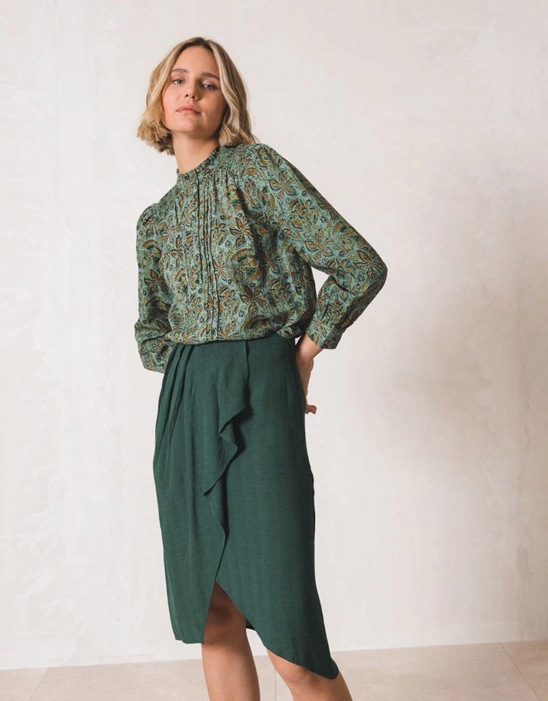 Indi and Cold India Pleated Waist Skirt (FINAL SALE)