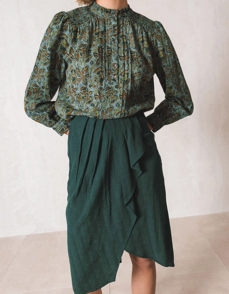 Indi and Cold India Pleated Waist Skirt (FINAL SALE)