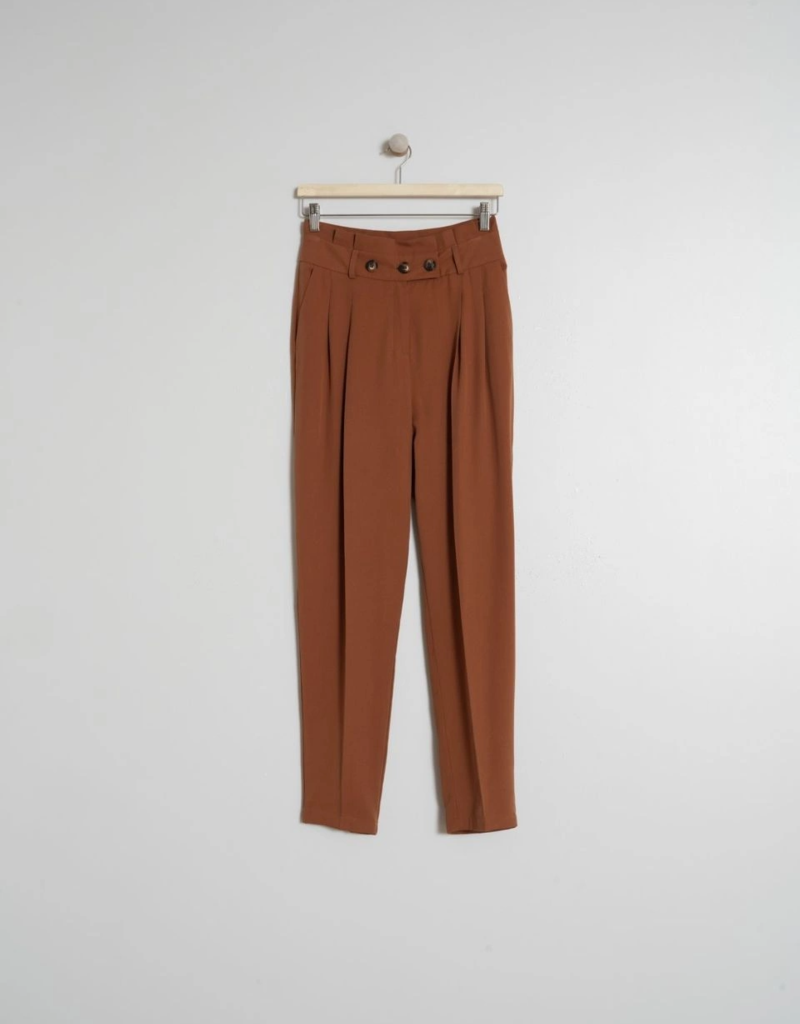 Indi and Cold Corrine Camel Twill Trouser