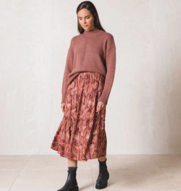 Indi and Cold Franka Pleated Waist Skirt