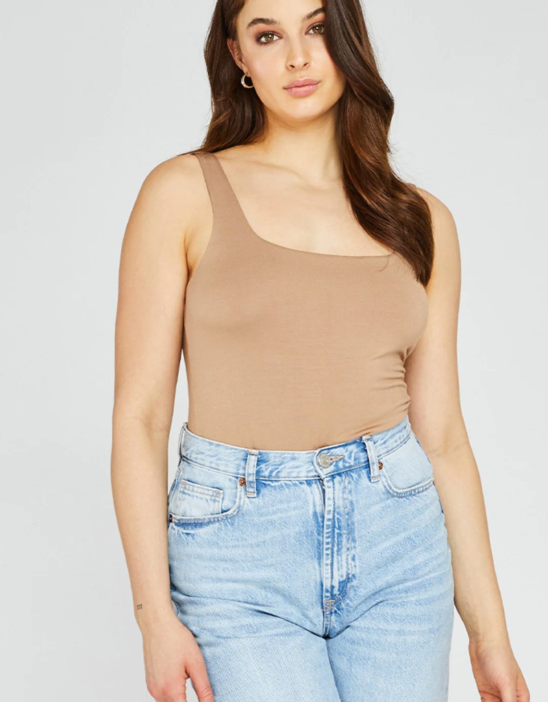 Hannah Square Neck Bodysuit - Adorn Boutique