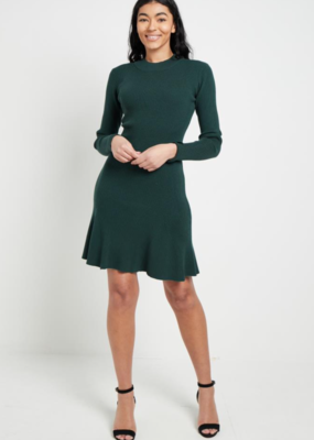 Tessa Bow Front Sweater Dress - Adorn Boutique