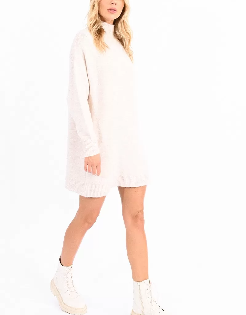 Molly Bracken Elka Mock Neck Knit Dress