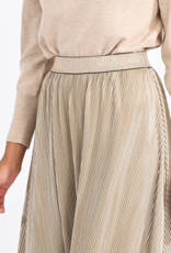 Molly Bracken Jewel Metallic Plisse Skirt