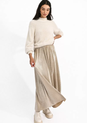 Molly Bracken Jewel Metallic Plisse Skirt *Large & XL Left*