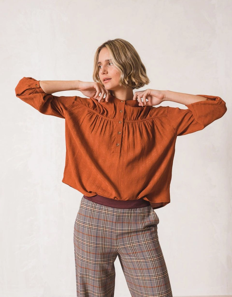 Indi and Cold Linnie Long Sleeve Blouse (FINAL SALE)