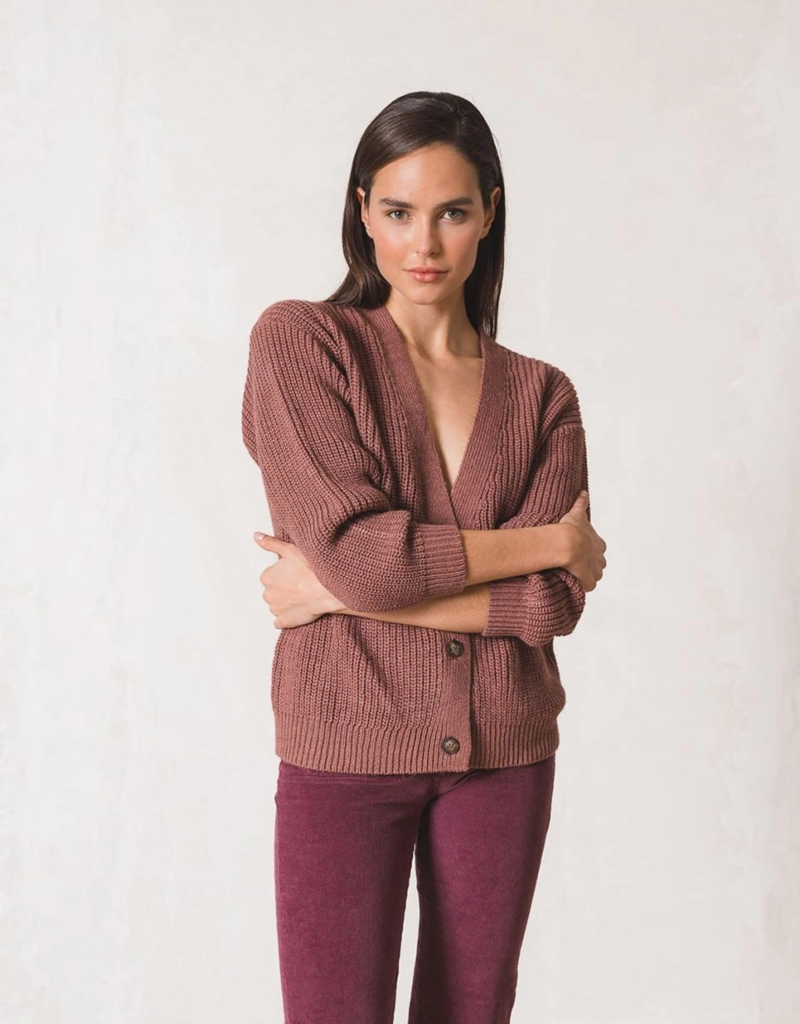 Indi and Cold Elora Chunky Knit Cardigan