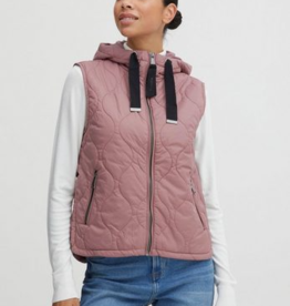 B.Young Berta Quilted Vest with Hood