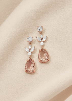 Olive & Piper Rosalind Drop Earring - Rose Gold