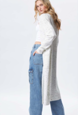 John and Jenn Renn Long Open Knit Cardigan (FINAL SALE)
