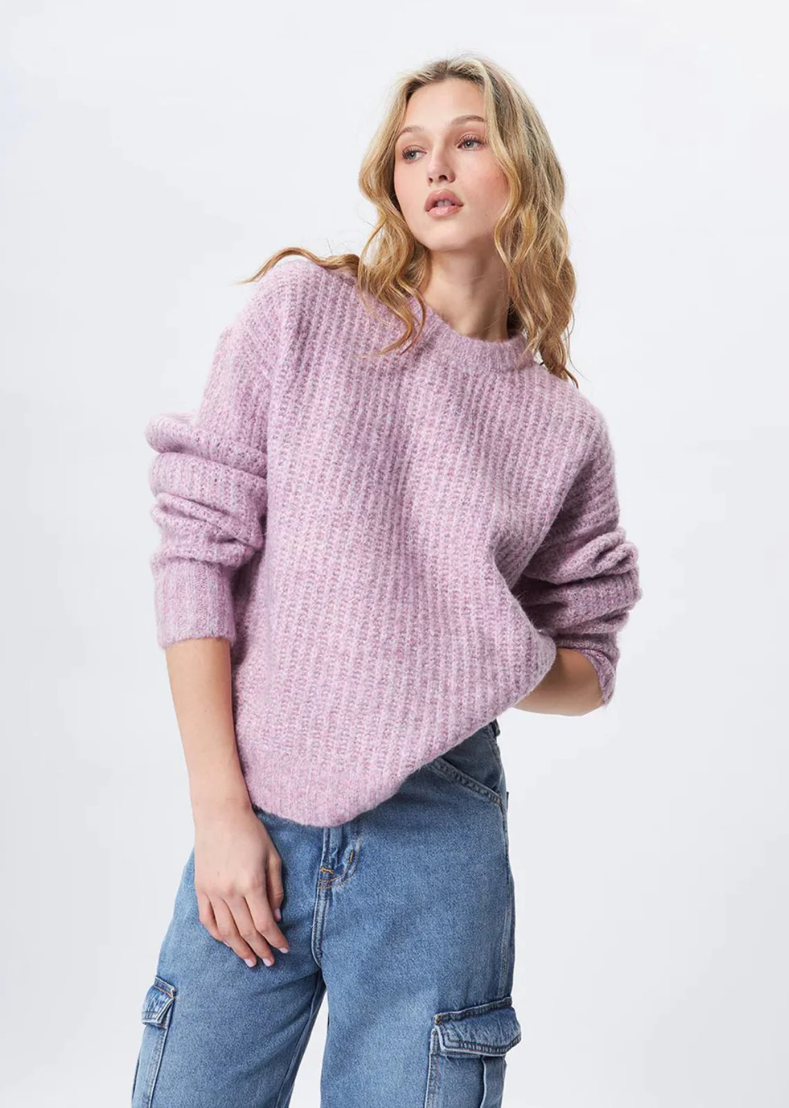 Louie Crewneck Knit Sweater - Adorn Boutique
