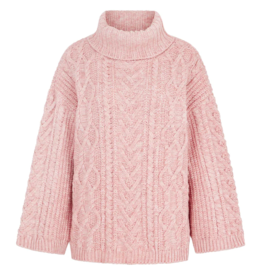 Cara and the Sky Emily Cable Roll Neck Jumper