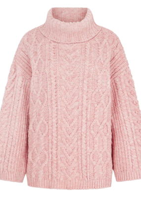 Cara and the Sky Emily Cable Roll Neck Jumper