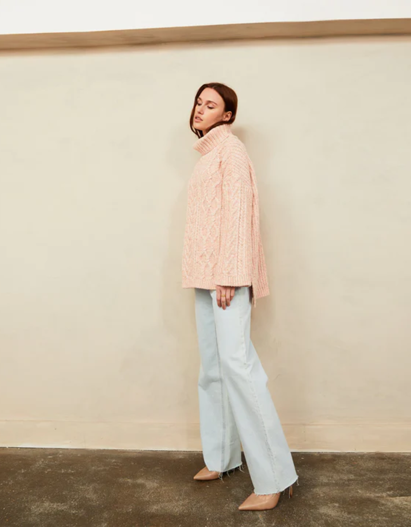 Cara and the Sky Emily Cable Roll Neck Jumper (FINAL SALE)