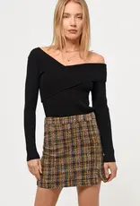 Greylin Jeyden Boucle Mini Skirt