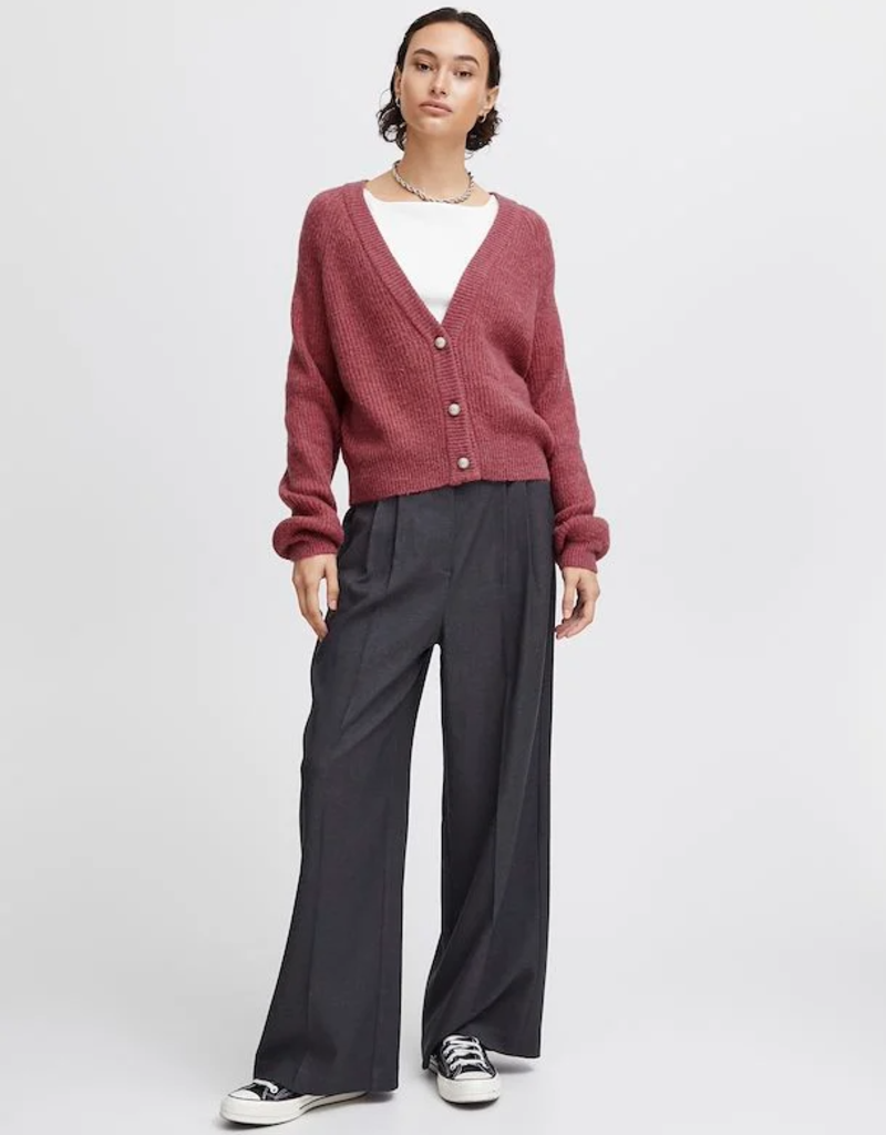 ICHI Marin Pearl Button Knit Cardigan (FINAL SALE)