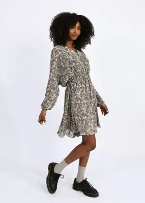 Molly Bracken Paisley Long Sleeve Dress
