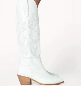 Billini Urson Embroidered Knee-High Boot in White