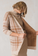 Indi and Cold Petra Plaid Knit Cardigan (FINAL SALE)