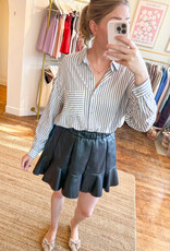 Molly Bracken Sally Faux Leather Skirt
