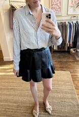Molly Bracken Sally Faux Leather Skirt
