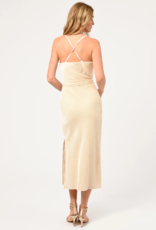 Adelyn Rae Zana Velvet Cowl Neck Slip Dress (FINAL SALE)