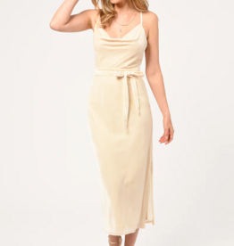 Adelyn Rae Zana Velvet Cowl Neck Slip Dress *More Colours*