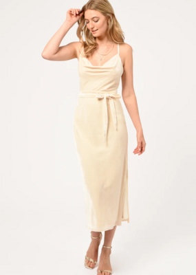 Adelyn Rae Zana Velvet Cowl Neck Slip Dress *More Colours*