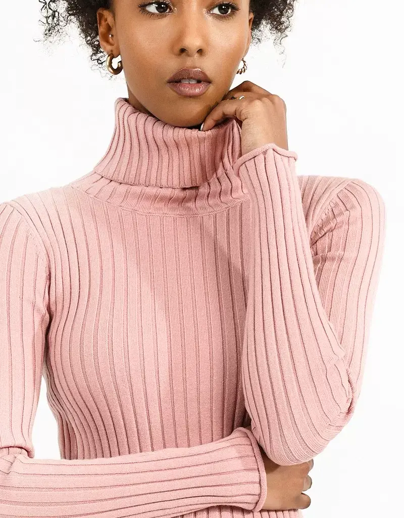 Molly Bracken Arden Ribbed Turtleneck (FINAL SALE)