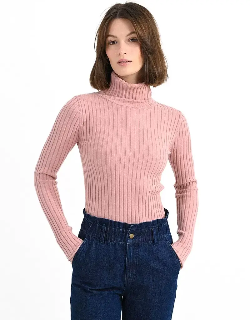 Molly Bracken Arden Ribbed Turtleneck (FINAL SALE)