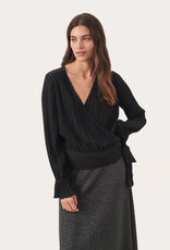 Part Two Danine Plisse Wrap Blouse (FINAL SALE)