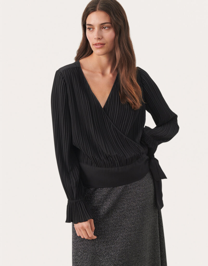 Part Two Danine Plisse Wrap Blouse (FINAL SALE)
