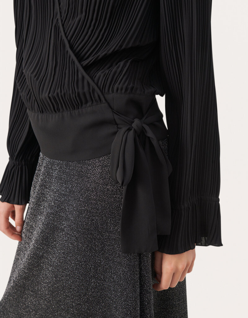 Part Two Danine Plisse Wrap Blouse (FINAL SALE)