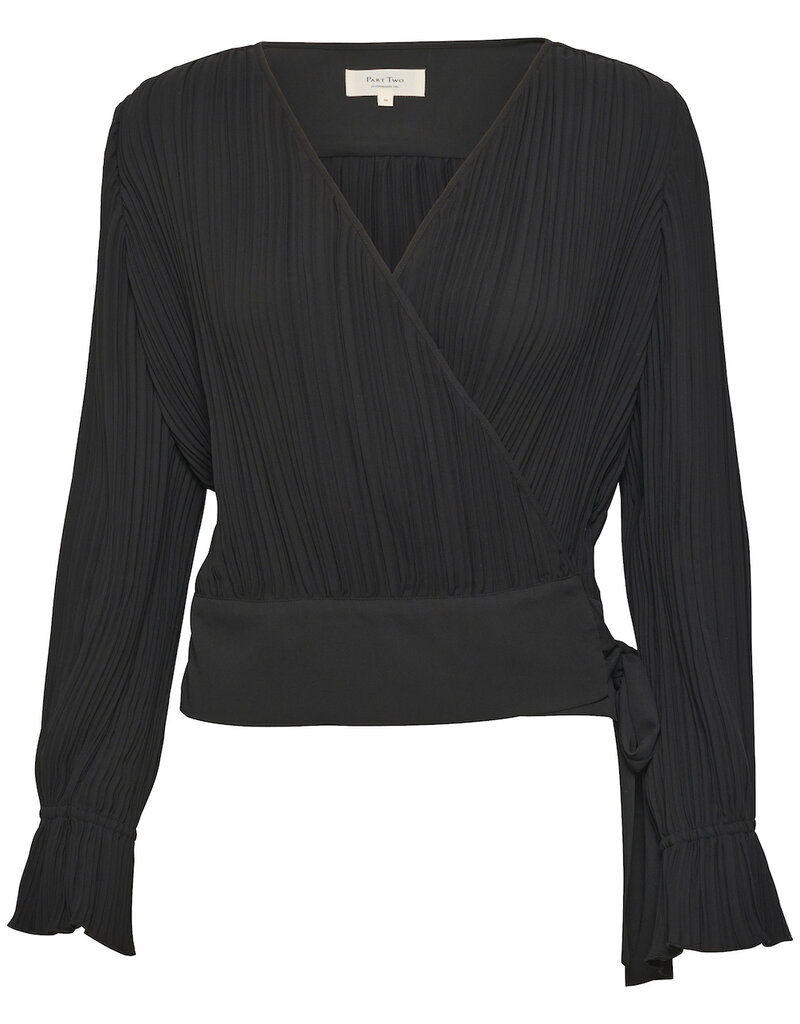 Part Two Danine Plisse Wrap Blouse (FINAL SALE)