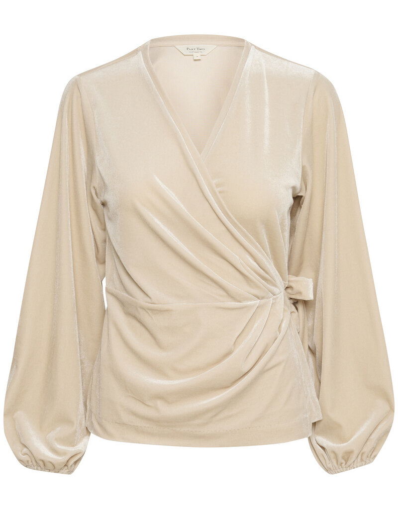 Part Two Dania Velvet Wrap Blouse (FINAL SALE)