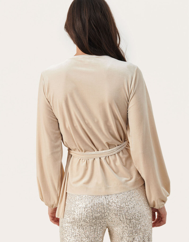 Part Two Dania Velvet Wrap Blouse (FINAL SALE)