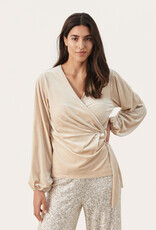 Part Two Dania Velvet Wrap Blouse (FINAL SALE)