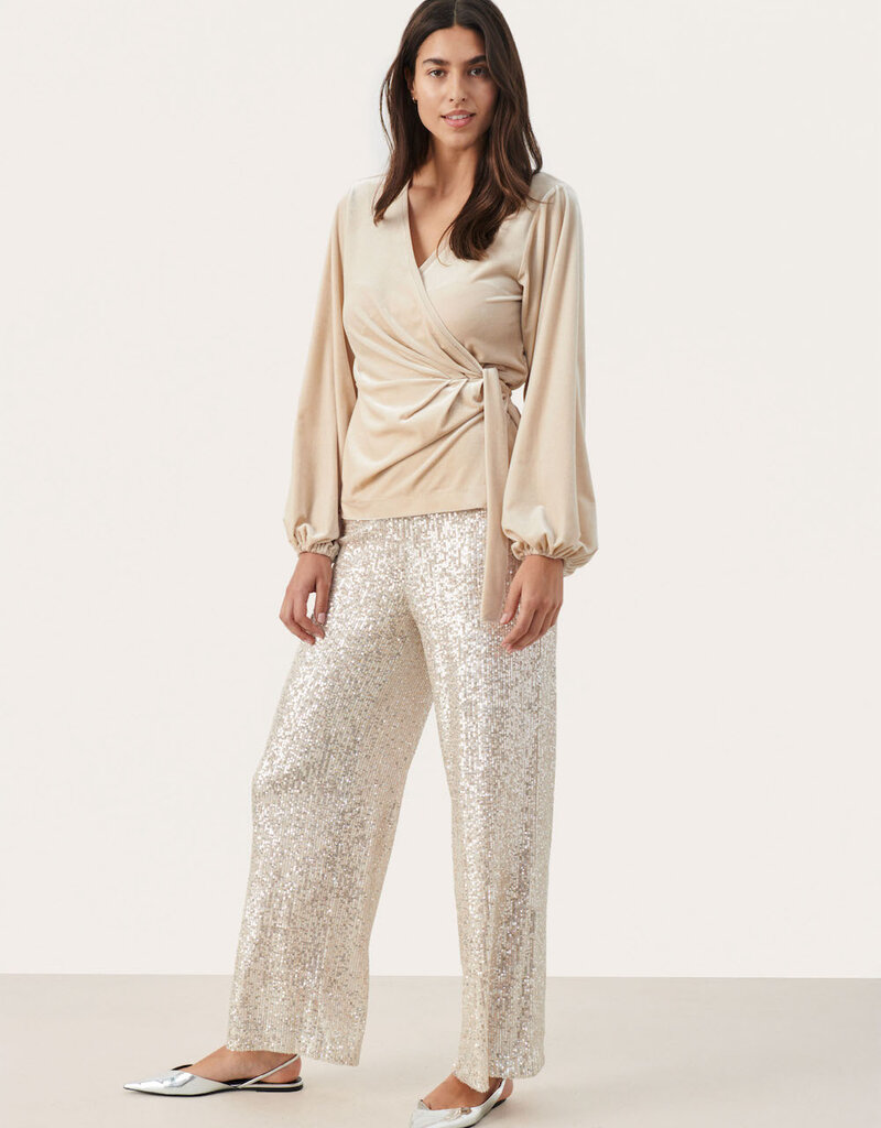 Part Two Dania Velvet Wrap Blouse (FINAL SALE)