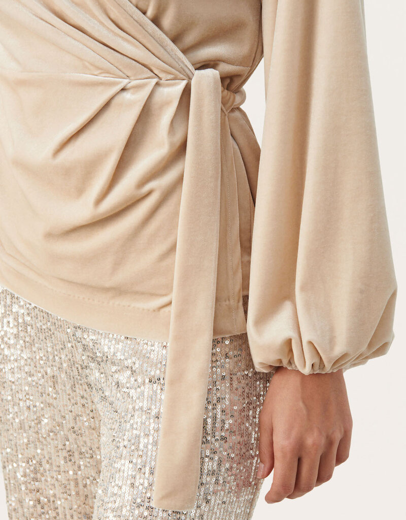 Part Two Dania Velvet Wrap Blouse (FINAL SALE)
