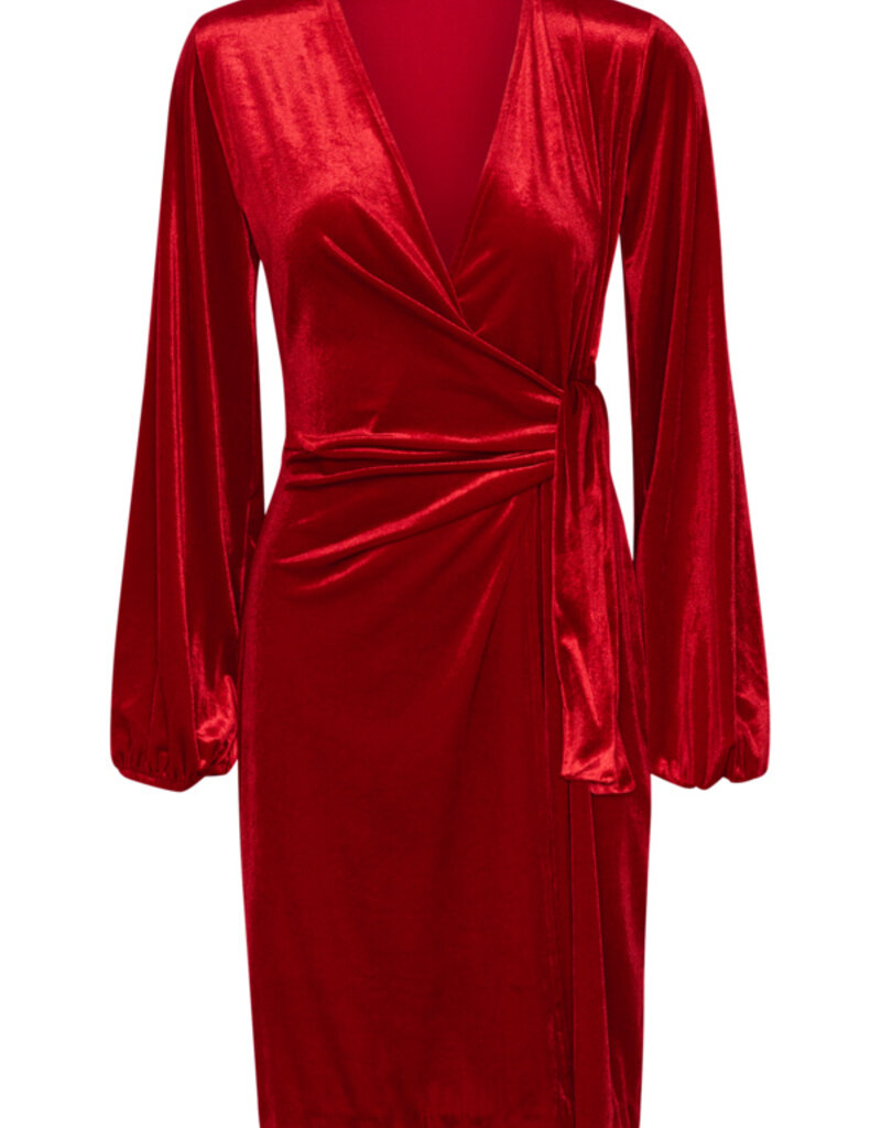 InWear Goriel Velvet Wrap Dress (FINAL SALE)