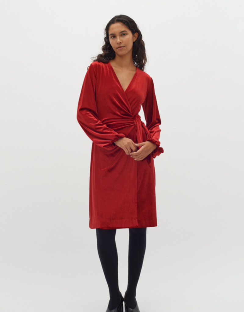InWear Goriel Velvet Wrap Dress (FINAL SALE)
