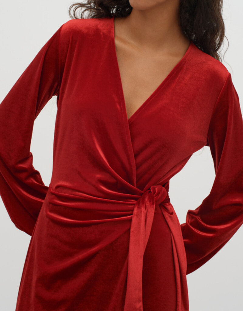 InWear Goriel Velvet Wrap Dress (FINAL SALE)