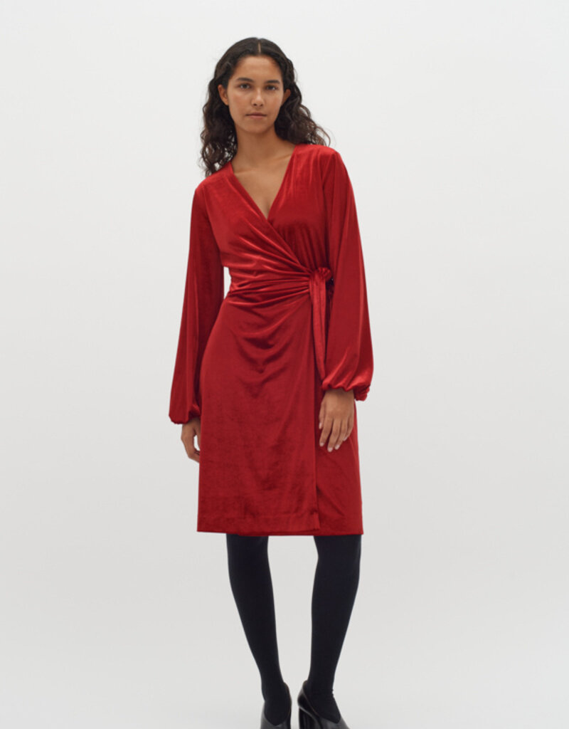 InWear Goriel Velvet Wrap Dress (FINAL SALE)
