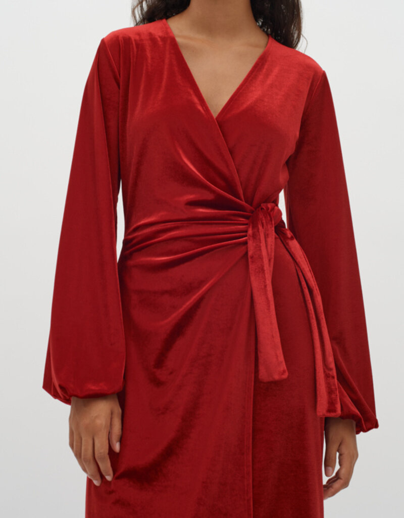 InWear Goriel Velvet Wrap Dress (FINAL SALE)