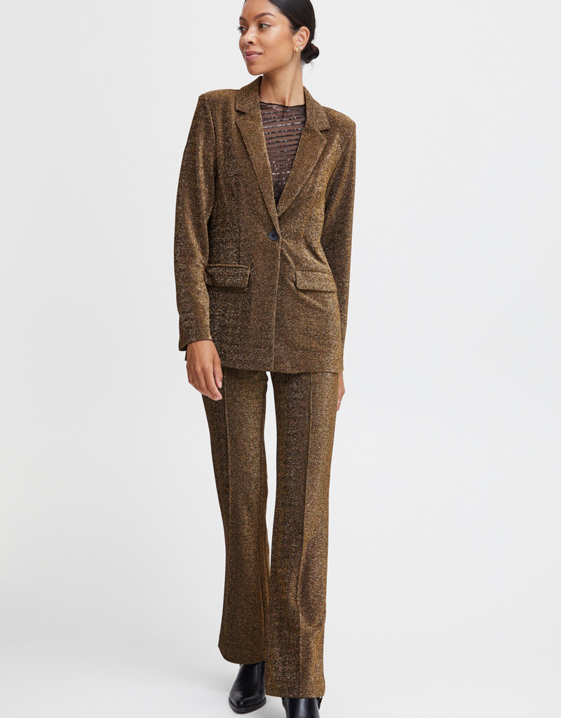 B.Young Tacha Metallic Blazer (FINAL SALE)