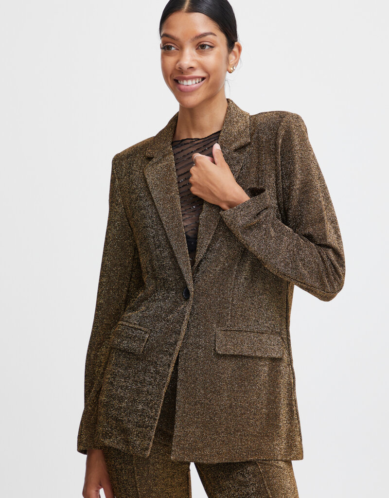 B.Young Tacha Metallic Blazer (FINAL SALE)