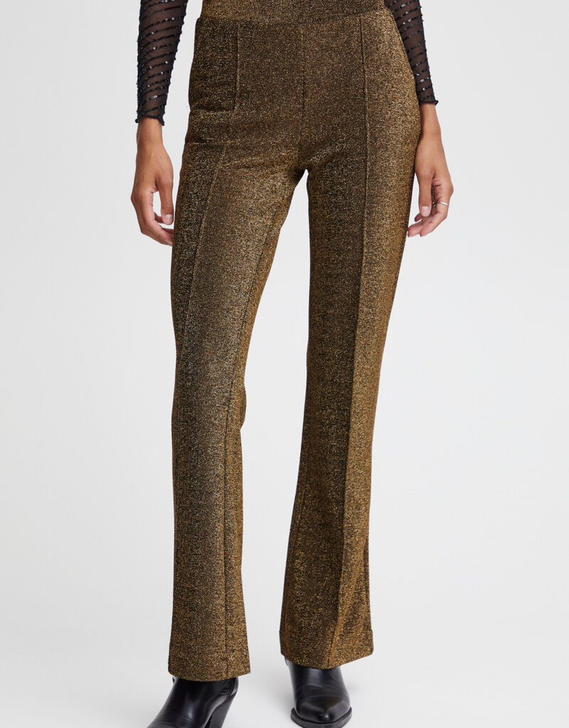 B.Young Tacha Metallic Flare Pants (FINAL SALE)