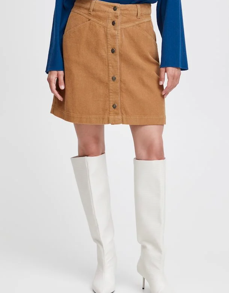 B.Young Danna Corduroy Mini Skirt