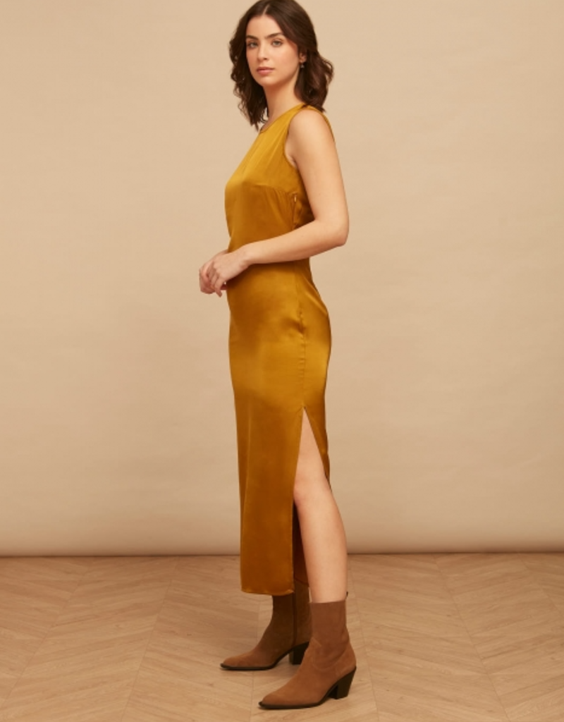LAB Pop Sleeveless Satin Midi (FINAL SALE)